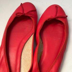 J.Crew red ballet slipper size 9 ♥️